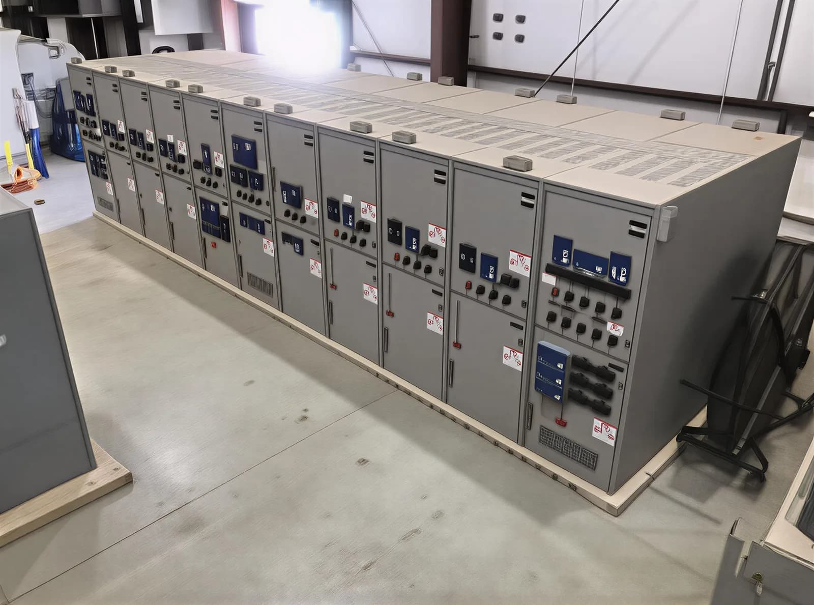 Electrical switchgear inside the Westland Bunker