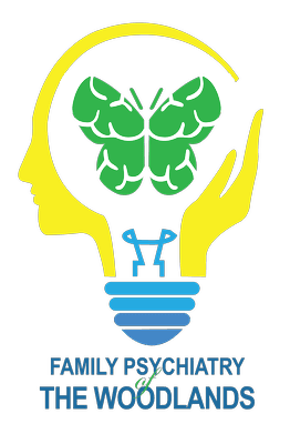 Woodlands Family Psychiatry logo — Mako Logics client